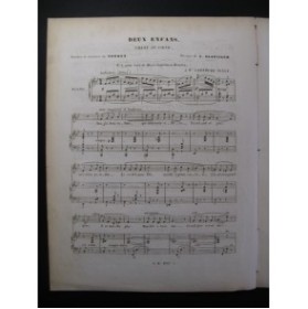 CLAPISSON L. Deux Enfans Chant Piano ca1850
