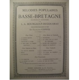 BOURGAULT-DUCOUDRAY La Soupe au Lait Chant Piano 1893