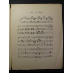 BOURGAULT-DUCOUDRAY La Soupe au Lait Chant Piano 1893