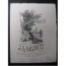 ANSCHUTZ J. A. Dans les Prairies Piano ca1880