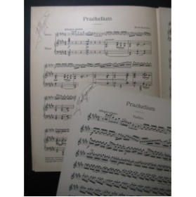 BACH J. S. Prélude en mi majeur Violon Piano