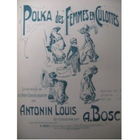 BOSC Auguste Polka des Femmes en Culottes Piano 1911