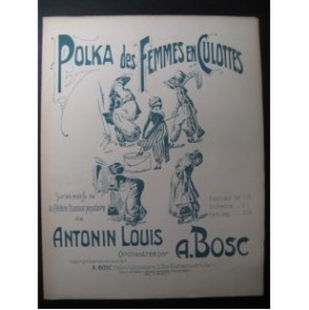BOSC Auguste Polka des Femmes en Culottes Piano 1911