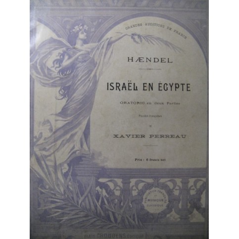 HAENDEL G. F. Israël en Egypte Oratorio