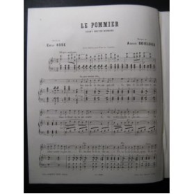 BOIELDIEU Adrien Le Pommier Chant Piano 1881