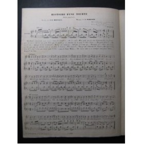 PARIZOT Victor Histoire d'une Tourte Chant Piano ca1855