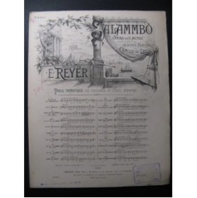 REYER E. Alambo No 5 Chant Piano ca1890