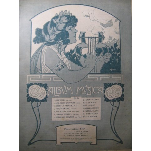 Album Musica No 3 Décembre 1902 Piano Chant