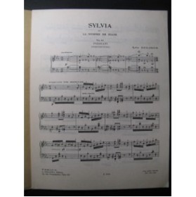 DELIBES Léo Sylvia ou la Nymphe de Diane No 10 Piano 1962