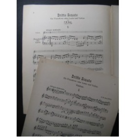 RUST F. W. Dritte Sonate Violon Piano ca1880