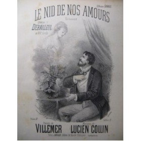 COLLIN Lucien Le Nid des nos Amours Chant Piano XIXe