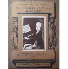 SALABERT Francis Les Sourires du Divin Mozart Piano 1934