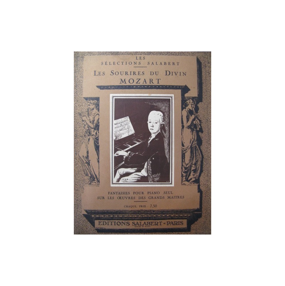 SALABERT Francis Les Sourires du Divin Mozart Piano 1934