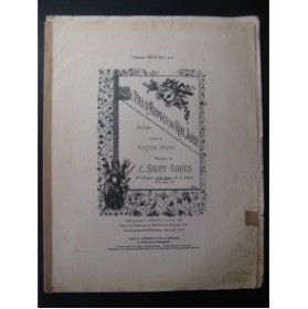 SAINT-SAËNS Camille Le Pas d'Armes Chant Piano 1928