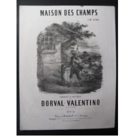 DORVAL-VALENTINO Maison des Champs Chant Piano 1857