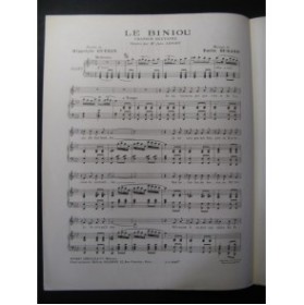 DURAND Emile le Biniou Chant Piano 1947