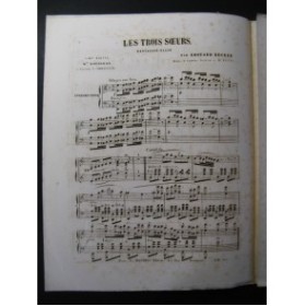 BECKER Edouard Les Trois Soeurs Piano XIXe