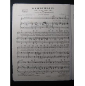 KERN Jerome Mississipi Chant Piano 1929