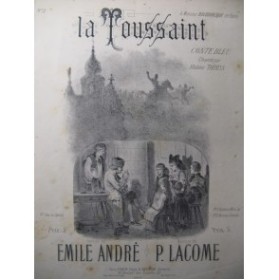 LACOME P. La Toussaint Chant Piano 1881
