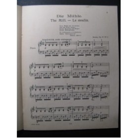 JENSEN Adolf Die Mühle op 17 No 3 Piano