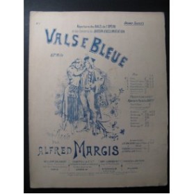 MARGIS Alfred Valse Bleue Piano XIXe