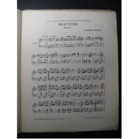 HALET Laurent Bravoure Burret Piano ca1900