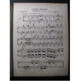 KETTERER Eugène Caprice Hongrois Piano ca1850