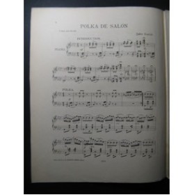 DANIEL J. Polka de Salon Piano 1887