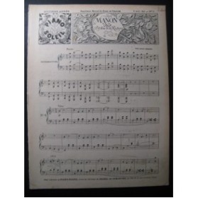 D'AINE DE LA RICHERIE R. Manon Piano 1893