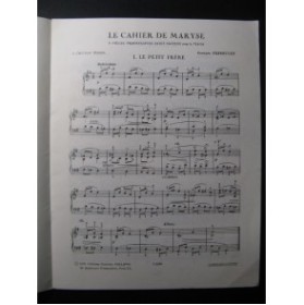 FRIBOULET Georges Le Cahier de Maryse Piano 1970