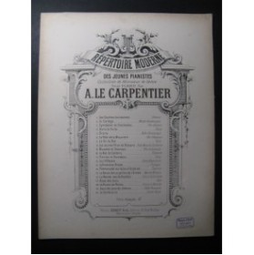LE CARPENTIER Adolphe Le Tambourin Piano ca1860