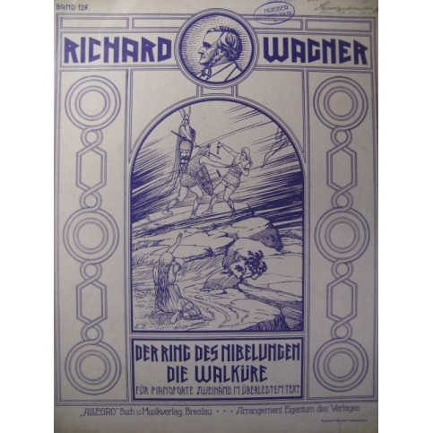 WAGNER Richard Die Walküre Potpourri Cramer Piano