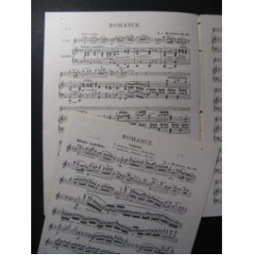 BEETHOVEN Romance op 50 Violon Piano