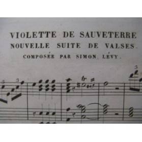 LÉVY Simon Violette de Sauveterre Piano XIXe