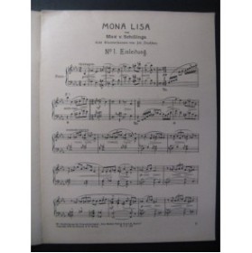 SCHILLINGS Max Mona Lisa Piano ca1920