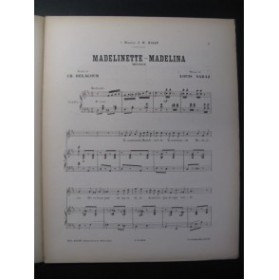 SARAZ Louis Madelinette-Madelina Chant Piano