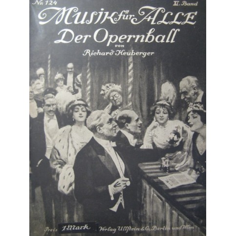 HEUBERGER R. Der Opernball Piano
