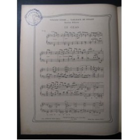 D'INDY Vincent Le Glas Piano 1921