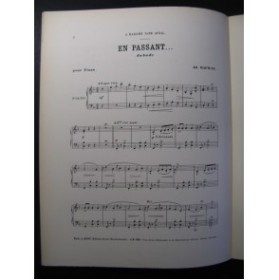 GAUWIN Adolphe En Passant Burret Piano