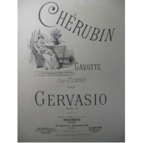 GERVASIO N. Chérubin Piano