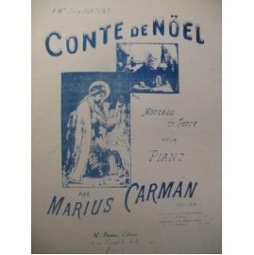 CARMAN Marius Conte de Noël Piano