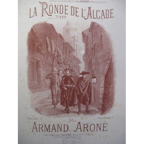 ARONE Armand La Ronde de l'Alcade Piano XIXe