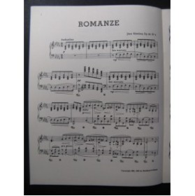 SIBELIUS Jean Romanze Piano