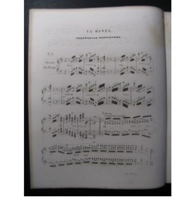 LISZT Franz La Danza de Rossini Piano ca1850