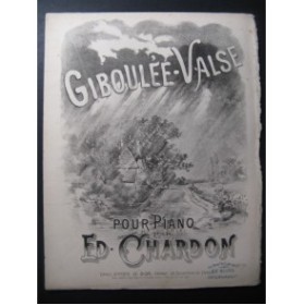 CHARDON Ed. Giboulée-Valse Piano XIXe