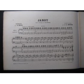 MARX H. Fanot Piano 4 mains 1880