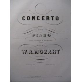 MOZART W. A. Concerto No 8 Piano 1854