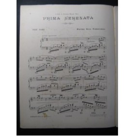 CARACCIOLO Pierre Giuli Prima Serenata Piano 1903
