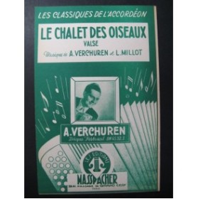 VERCHUREN A. Le Chalet des Oiseaux Accordéon 1956