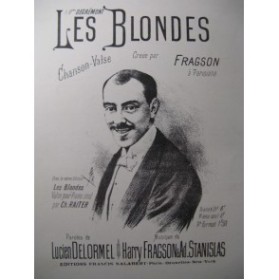 FRAGSON CHRISTINÉ Les Blondes Chant Piano 1930